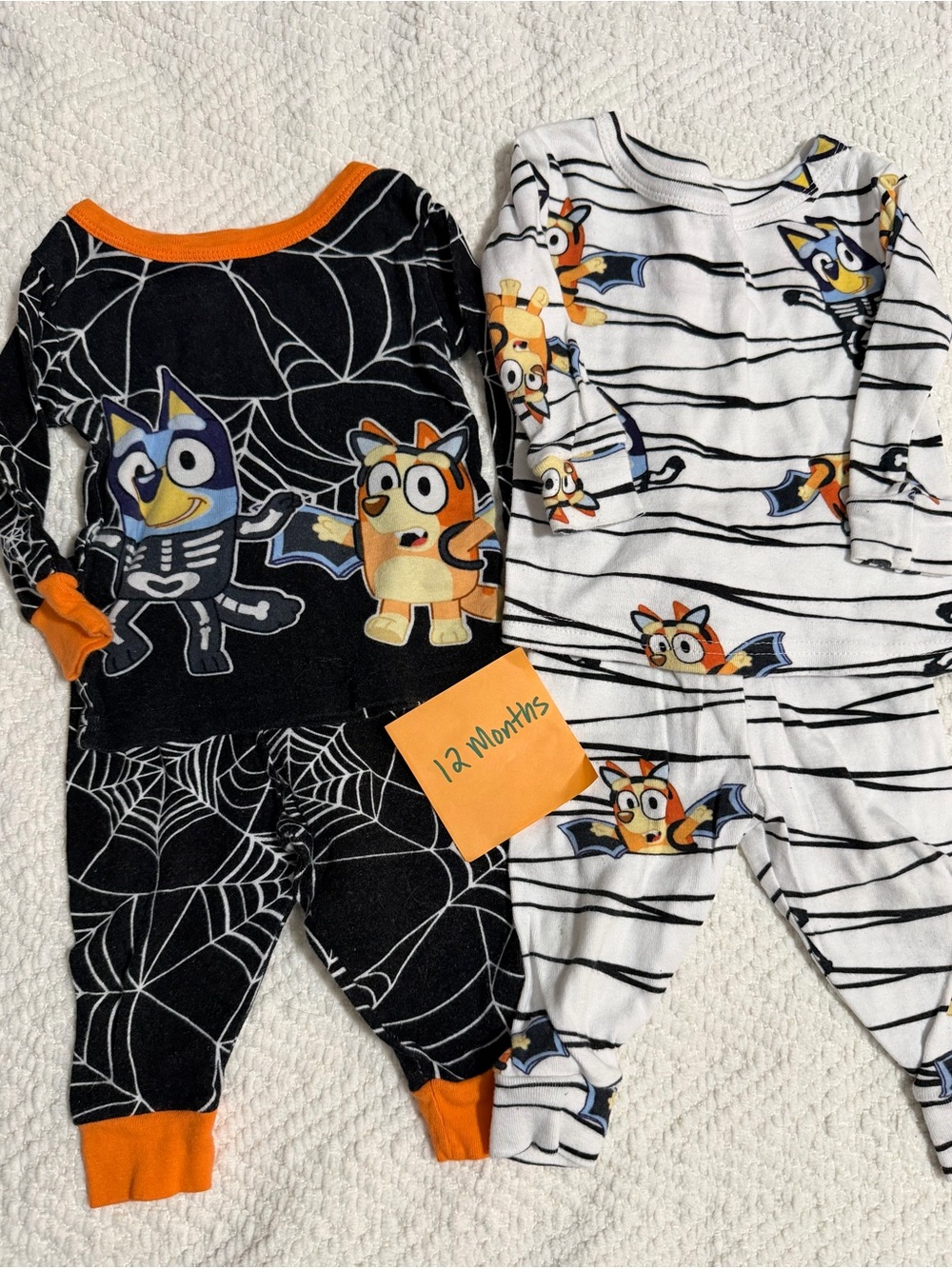 12 month twin Halloween PJS